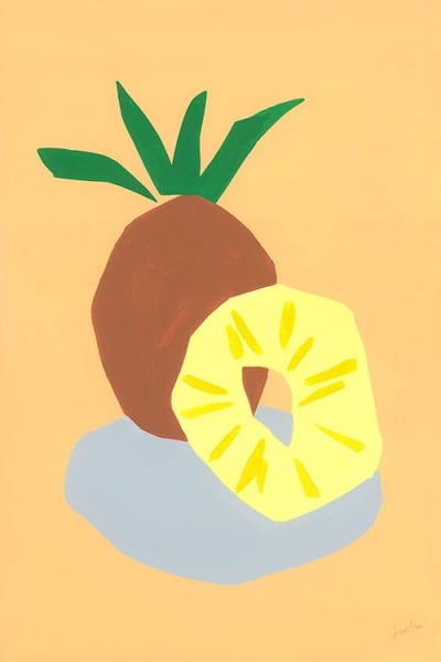 Pastel Fruits I Wall Art Décor