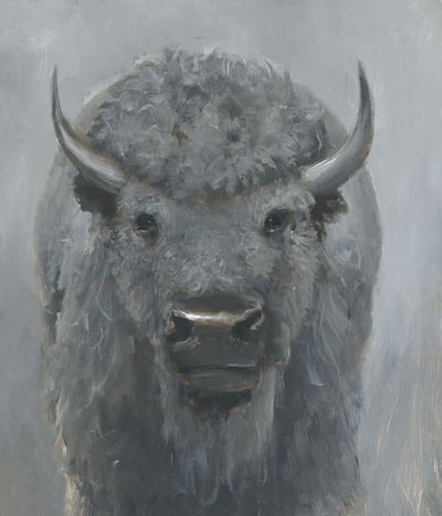 The Grey Bison Wall Art Décor