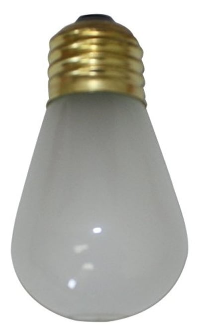 Aspen Lights 1411F S14 11W Base Bulb, Medium, Frosted, 12 Count