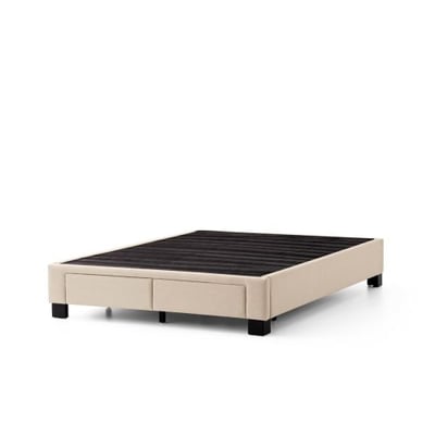 Duncan Platform Bed Base, Full Size, Charcoal