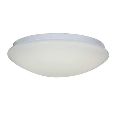 Access Lighting 20781LED-WH/ACR Catch LED 16-Inch Diameter Flush Mount with Acrylic Lens, White