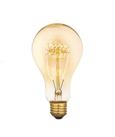 Edison Antique Vintage Light Bulb - - 40 wattage - E26 - 3,000 hrs of life