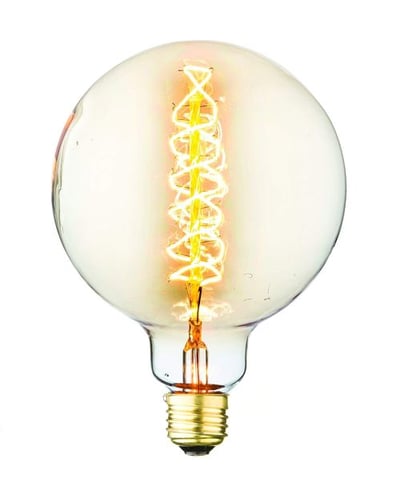 Aspen M200F5 Medium Size E26 Edison Antique Vintage Oversize 60W 160 lm Light Bulb with 3000 hrs. of Life