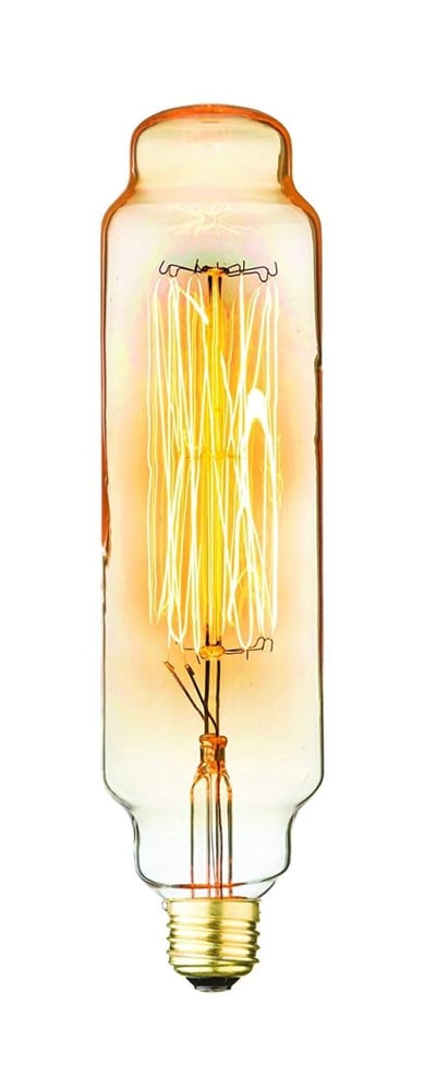 Aspen MTT75 Medium Size E26 Filament Edison Antique Vintage Oversize 60W 160 lm Light Bulb with 3000 hrs. of Life