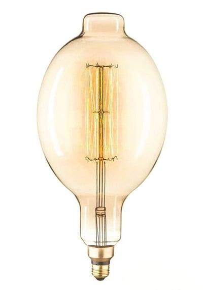 Edison Antique Vintage Oversize Light Bulb - 1 Pack - Medium size. - - 60 wattage - E26 - 3,000 hrs of life. 160 Lumens