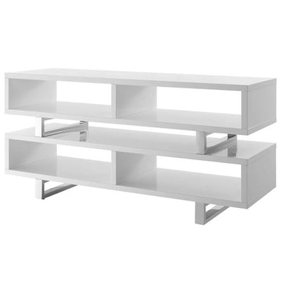 Modway EEI-2678-WHI Amble Contemporary Modern 47 Inch TV Stand, White