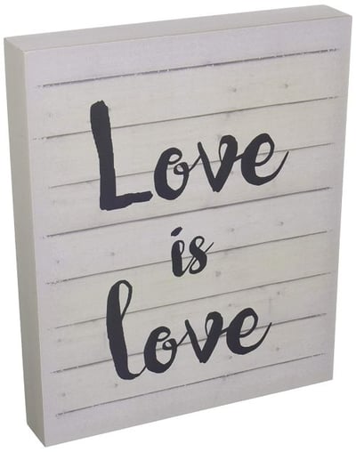 String Light Company Love-White Background Wall Hanging, 10