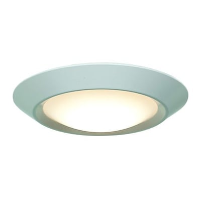 Access Lighting 20783LED-WH/ACR LED Mini 7-Inch Diameter Flush Mount with Acrylic Shade, White
