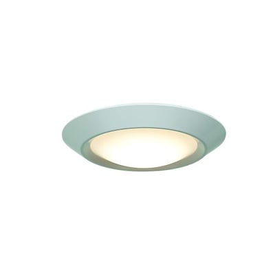 Access Lighting 20782LED-WH/ACR LED Mini 6-Inch Diameter Flush Mount with Acrylic Shade, White