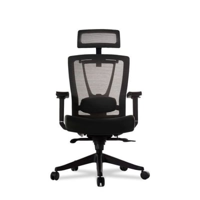 ActiveChair Ergonomic Office and Gaming Chair, 7-Way Adjustable, Black