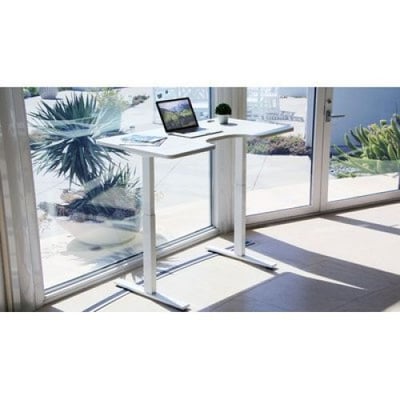 ActiveDesk A54 DIY Standing Desk Base, White, 28