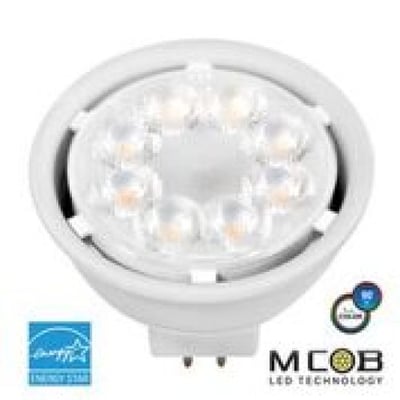 MR16 LED Light Bulb, 6.5W , AC/DC 12V GU5.3 Base 38 Degree Spotlight bulb for Recessed, Accent, Track and Landscape Lighting - 3000K Warm White