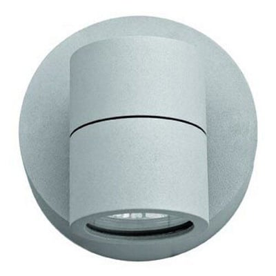 Access Lighting 20350MG-SAT/CLR KO Wet Location Spotlight, Satin Finish with Ribbed Frosted Glass