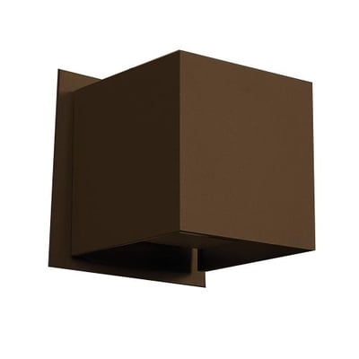 Access Lighting 20399LED-BRZ Square LED 4-Inch Height Wall Sconce Finish, Bronze