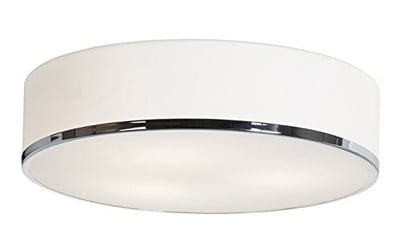 Aero - LED Light Flush Mount - Chrome Finish - Opal Glass Shade