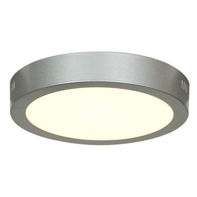 Access Lighting 20801LEDD-SILV/ACR Strike 2.0-9.5 16W 1 LED Round Flush Mount, Silver Finish with Acrylic Glass