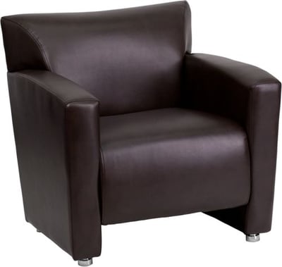 HERCULES Majesty Series Brown LeatherSoft Chair