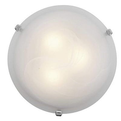 Access Lighting 23019LEDD-CH/ALB Dimmable LED Flush or Wall Mount, Chrome Finish