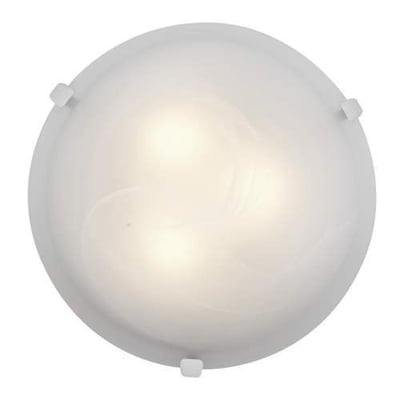 Access Lighting 23020LEDD-WH/ALB Dimmable LED Flush or Wall Mount, White Finish
