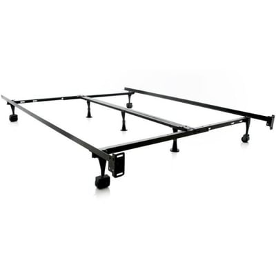 Queen/Full/Twin Adjustable Bed Frame, Wheels Size