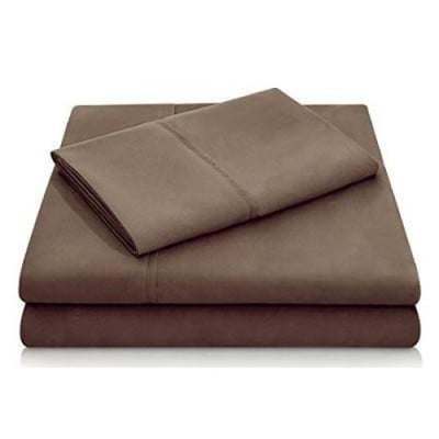 Brushed Microfiber, Short Queen Size, Chocolate