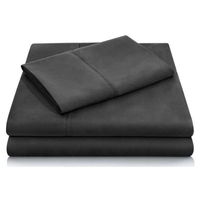 Brushed Microfiber Pillowcase, Standard Size, Black