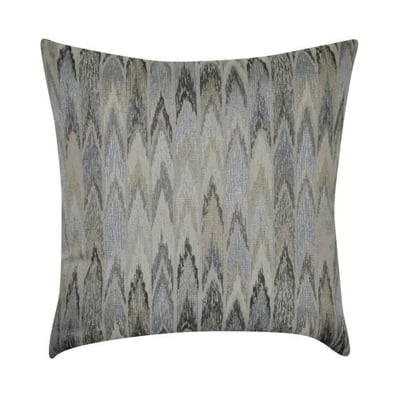 Loom & Mill P0240-2222P Green Ikat Decorative Pillow, 22 x 22