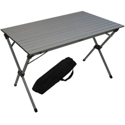 Aspen Brands LT4327GA Table in a Bag 43 X 27 inch Silver Portable Picnic Table, Lightweight, Folding