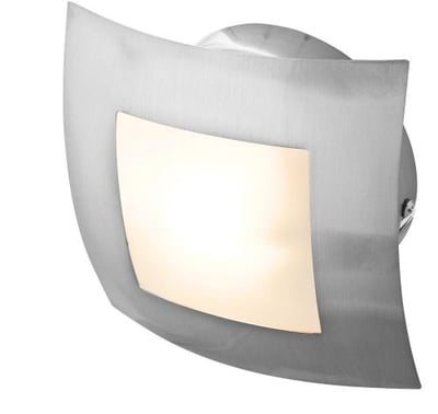 Access Lighting 53342-BS/OPL Argon Wall Sconce, Brushed Steel