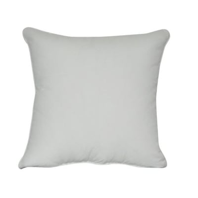 Loom & Mill P0295-1818P White Solid Decorative Pillow, 18 x 18
