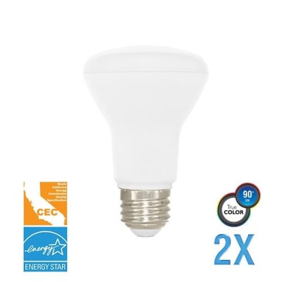 Euri Lighting 007306 - EB20-4000cec-2 BR20 Flood LED Light Bulb (Pack of 2/4/6/8)