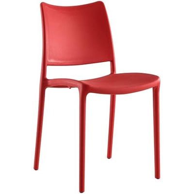 Modway EEI-1703-RED Hipster Dining Side Chair, Red