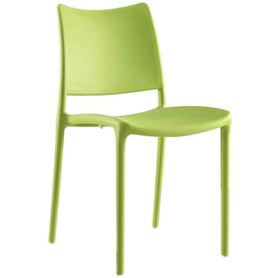 Modway Hipster Dining Side Chair in Green