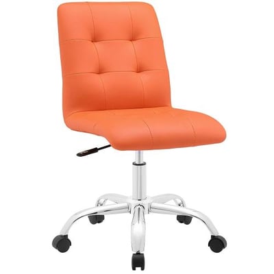 Modway Prim Mid Back Office Chair, Orange