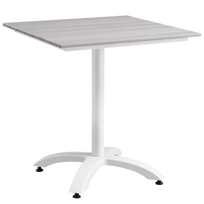 Modway EEI-1514-WHI-LGR Dining Table White Light Gray