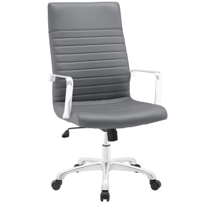 Modway Finesse Highback Office Chair, Gray