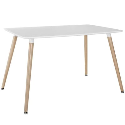 Modway Field Dining Table, White