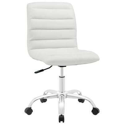 Modway Ripple Mid Back Office Chair, White