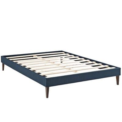 Modway MOD-5901-AZU Tessie Bed Frame with Squared Tapered Legs, King, Azure