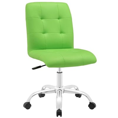 Modway Prim Mid Back Office Chair, Bright Green