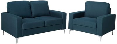 Modway EEI-2776-BLU Allure Upholstered Fabric Accent Arm Lounge Chair Blue