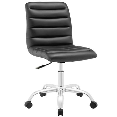 Modway Ripple Mid Back Office Chair, Black