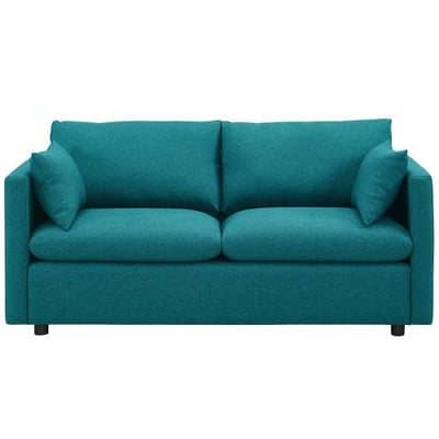 Modway Activate Upholstered Fabric Sofa Teal