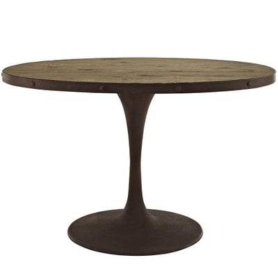 Modway Drive Oval Wood Top Dining Table, 47