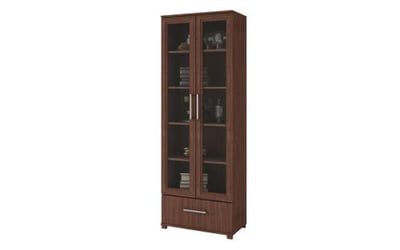 Accentuations by Manhattan Comfort Serra 1.0- 5- Shelf Bookcase in Nut Brown