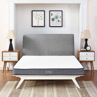 Modway Kate 6” Full Innerspring Mattress - Firm Mattress for Child or Guest Room - 10-Year Warranty