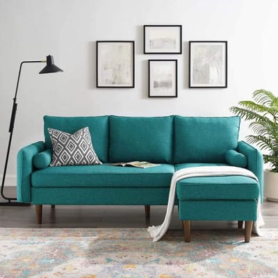 Modway Revive Sofas, Teal