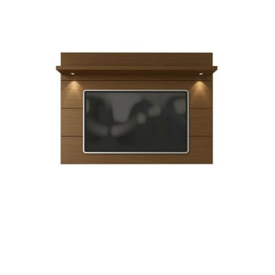 Manhattan Comfort Cabrini Floating Wall TV Panel 1.8 in Nut Brown