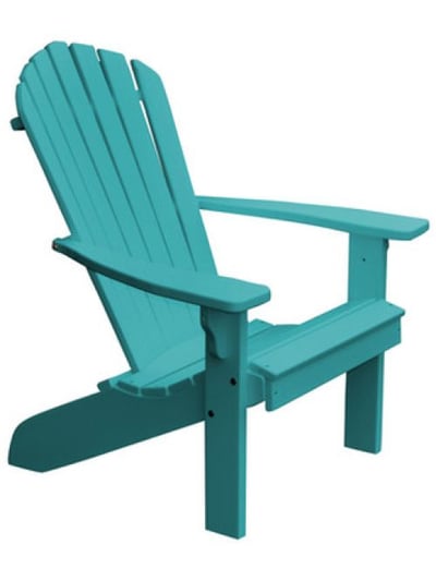 A&L Furniture Poly Fanback Adirondack Chair