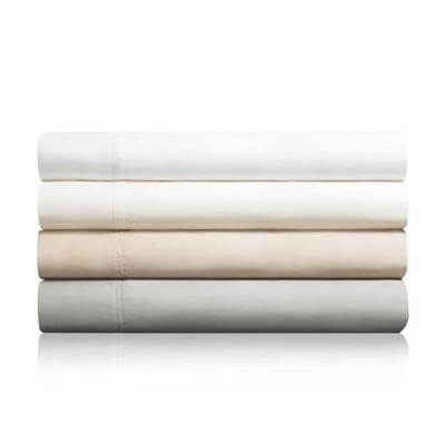 600 TC Cotton Blend Pillowcase, Queen Size, White